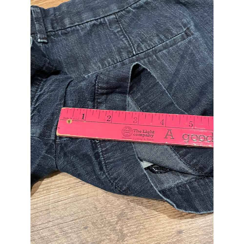 LOFT Jean shorts denim dark chambray size 24 00 - Picture 6 of 8